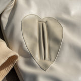 Lover Leather Jacket - Cream/Beige