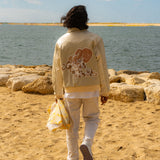 Lover Leather Jacket - Cream/Beige